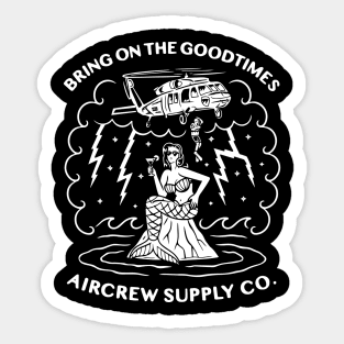 Bring on the Good Times - Black Sticker